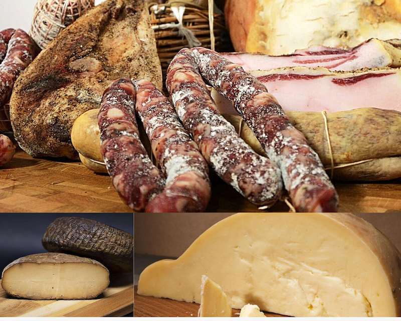 Nebrodi Sicilia, Salumi e formaggi dei nebrodi, ricotta, provola